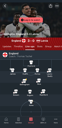 UEFA EURO & Nations League ekran görüntüsü