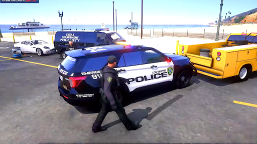 Police car Chase Game Offline ekran görüntüsü