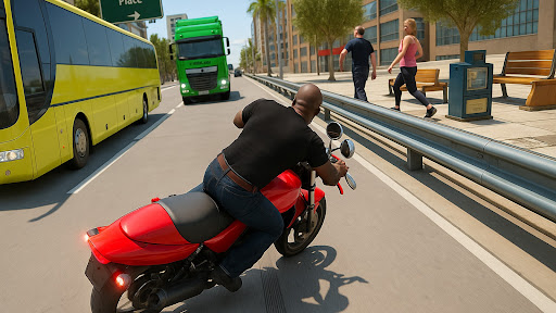 City Traffic Moto Rider ekran görüntüsü