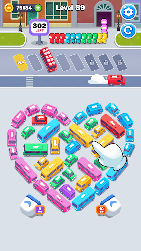 Bus Go: Color Car Sort Puzzle ekran görüntüsü