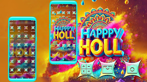 Happy Holi Theme ekran görüntüsü