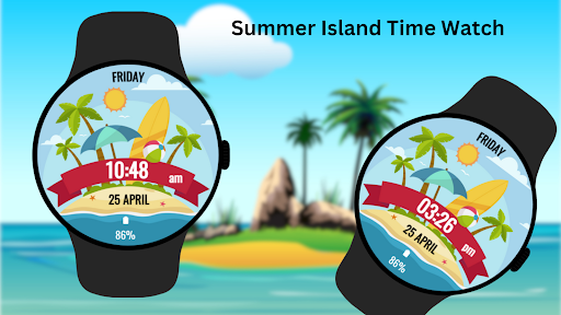 Summer Island Time Watch ekran görüntüsü