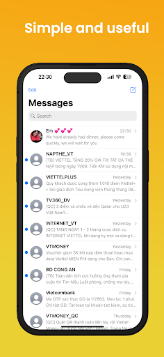 Messages Phone 16 ekran görüntüsü
