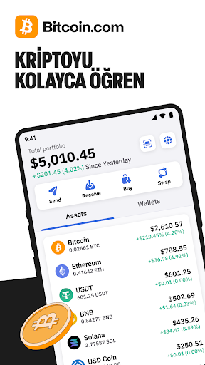 Bitcoin & Kripto DeFi Cüzdanı ekran görüntüsü
