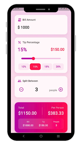 TipSmart-Smart Tip Calculator ekran görüntüsü