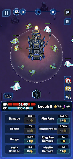 Space Defense: Idle Tower TD ekran görüntüsü