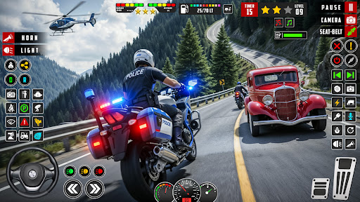 Police Chase Simulator game ekran görüntüsü