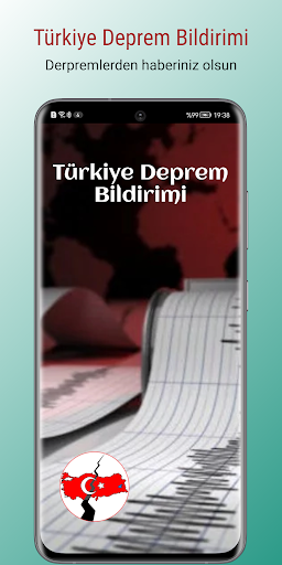 Türkiye Deprem Bildirimi ekran görüntüsü
