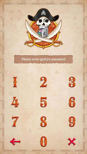 AppLock Theme Pirate ekran görüntüsü