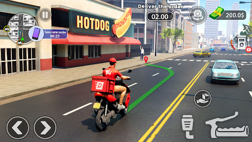 Urban Food Delivery Game ekran görüntüsü