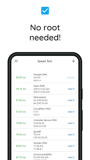 DNS Changer & Net Speed Test ekran görüntüsü