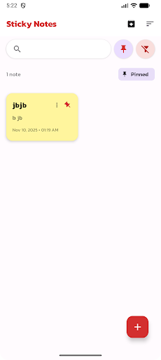 Sticky Notes Widget ekran görüntüsü