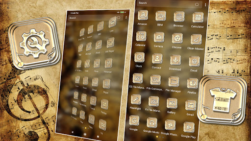 Musical Note Launcher Theme ekran görüntüsü