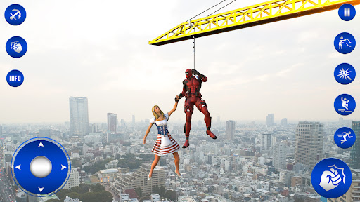 Superhero 3D: Fighting Games ekran görüntüsü