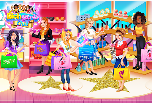 Rich Girls Shopping Games ekran görüntüsü