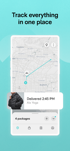 Route: Package Tracker ekran görüntüsü