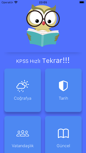 Sınav Bilgi Kartları ekran görüntüsü