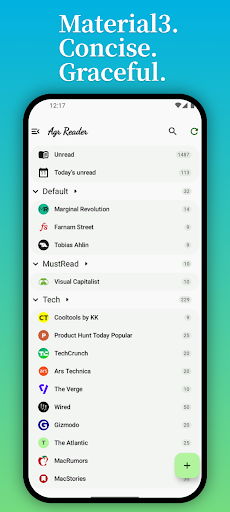 Agr Reader: Smart RSS Reader ekran görüntüsü