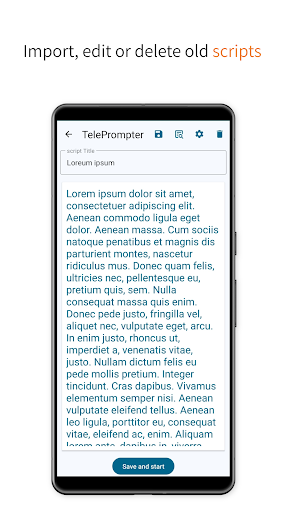 TelePrompter Smart Prompter ekran görüntüsü