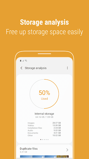 Samsung My Files ekran görüntüsü