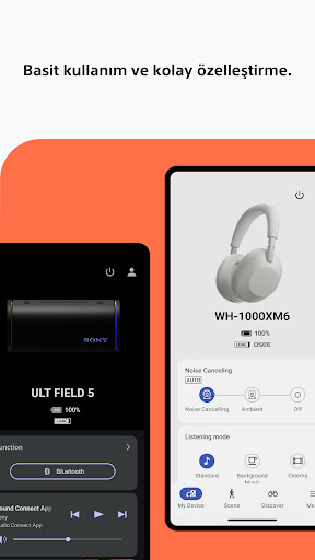 Sony | Sound Connect ekran görüntüsü