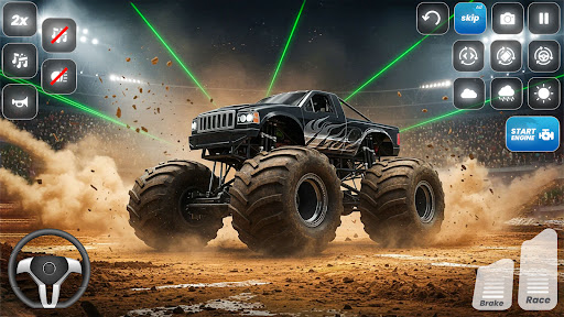 Monster Truck 3D Offline Games ekran görüntüsü