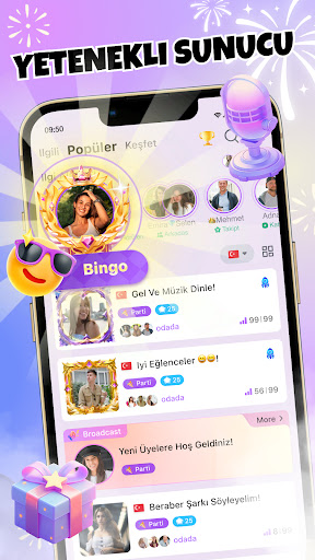 Hiya Game -Sesli sohbet Parti ekran görüntüsü