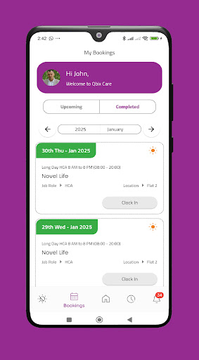 Qbix Care App ekran görüntüsü