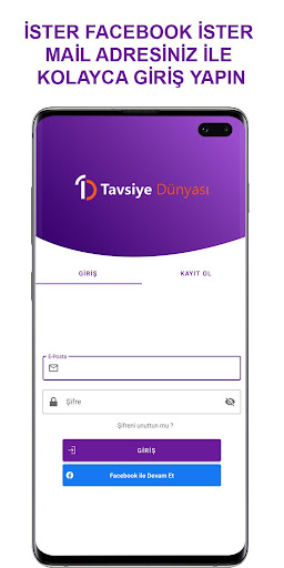 Tavsiye Paylaşım Platformu ekran görüntüsü