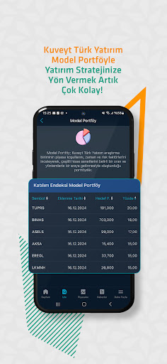 TradePlus:Katılım Hisse, Borsa ekran görüntüsü