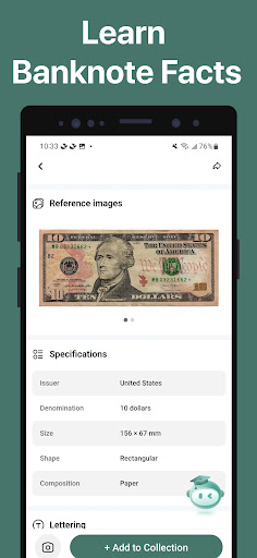 NoteSnap - Banknote Identifier ekran görüntüsü