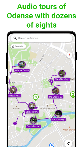 Odense Tour Guide:SmartGuide ekran görüntüsü