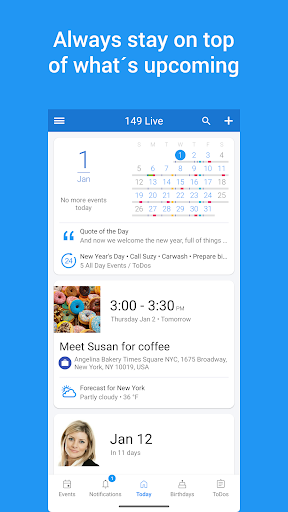 149 Live Calendar & ToDo List ekran görüntüsü