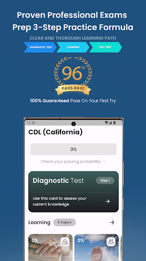 Permit Practice Test ekran görüntüsü