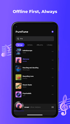 PureTune: Offline Music ekran görüntüsü