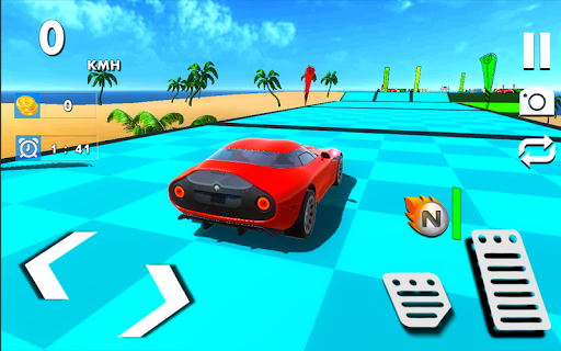 Mega Sky Ramp: Car Drive Game ekran görüntüsü