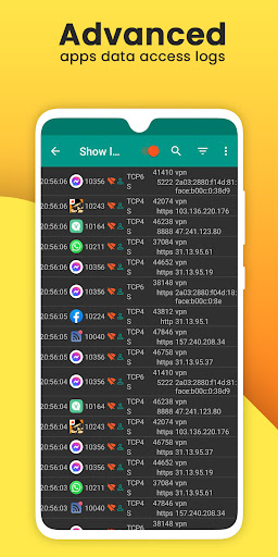 DataGuard No Root Firewall, In ekran görüntüsü