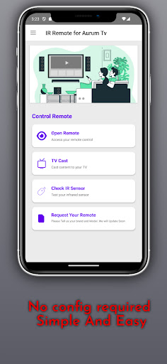 Remote for Aurum tv ekran görüntüsü
