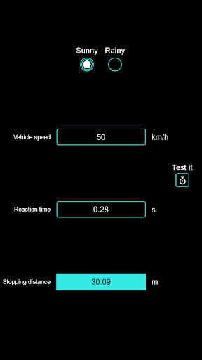 Brake Reaction Tester ekran görüntüsü