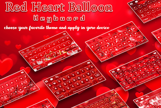 Red Heart Keyboard ekran görüntüsü