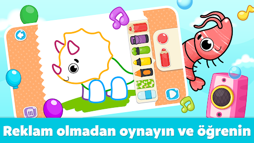 Bebek çizim - boyama oyunları ekran görüntüsü