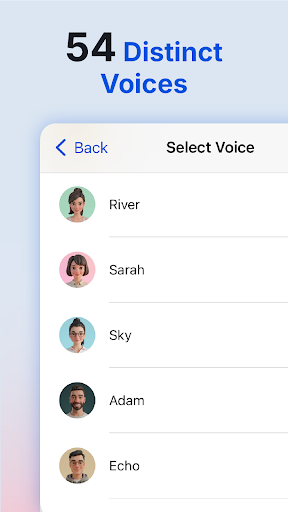 AI Voice Generator, TTS: Svara ekran görüntüsü
