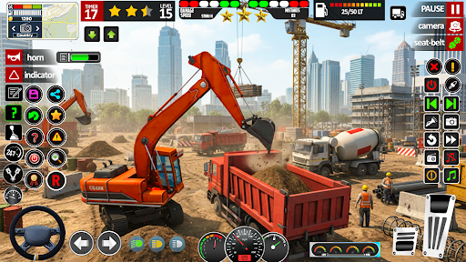 JCB Construction Games 3D Sim ekran görüntüsü