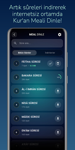 Kur'an Meali Dinle ekran görüntüsü