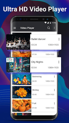 Video Oynatıcı-Tam HD Biçimler ekran görüntüsü