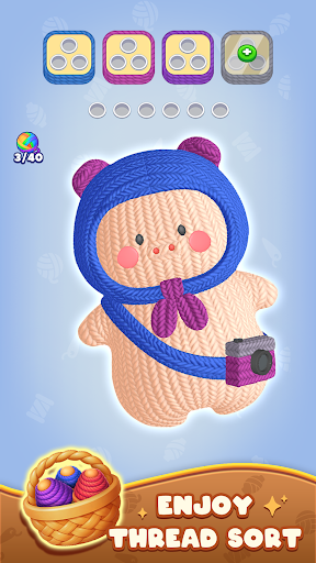 Cozy Yarn Puzzle ekran görüntüsü