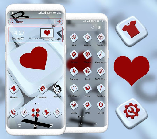 Love Keyboard Launcher Theme ekran görüntüsü