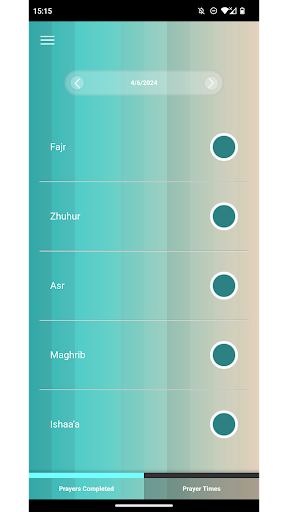 Prayer Tracker ekran görüntüsü