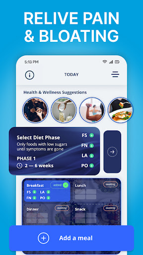 Low FODMAP Diet: IBS tracker ekran görüntüsü