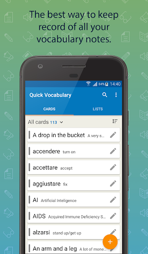 Quick Vocabulary ekran görüntüsü